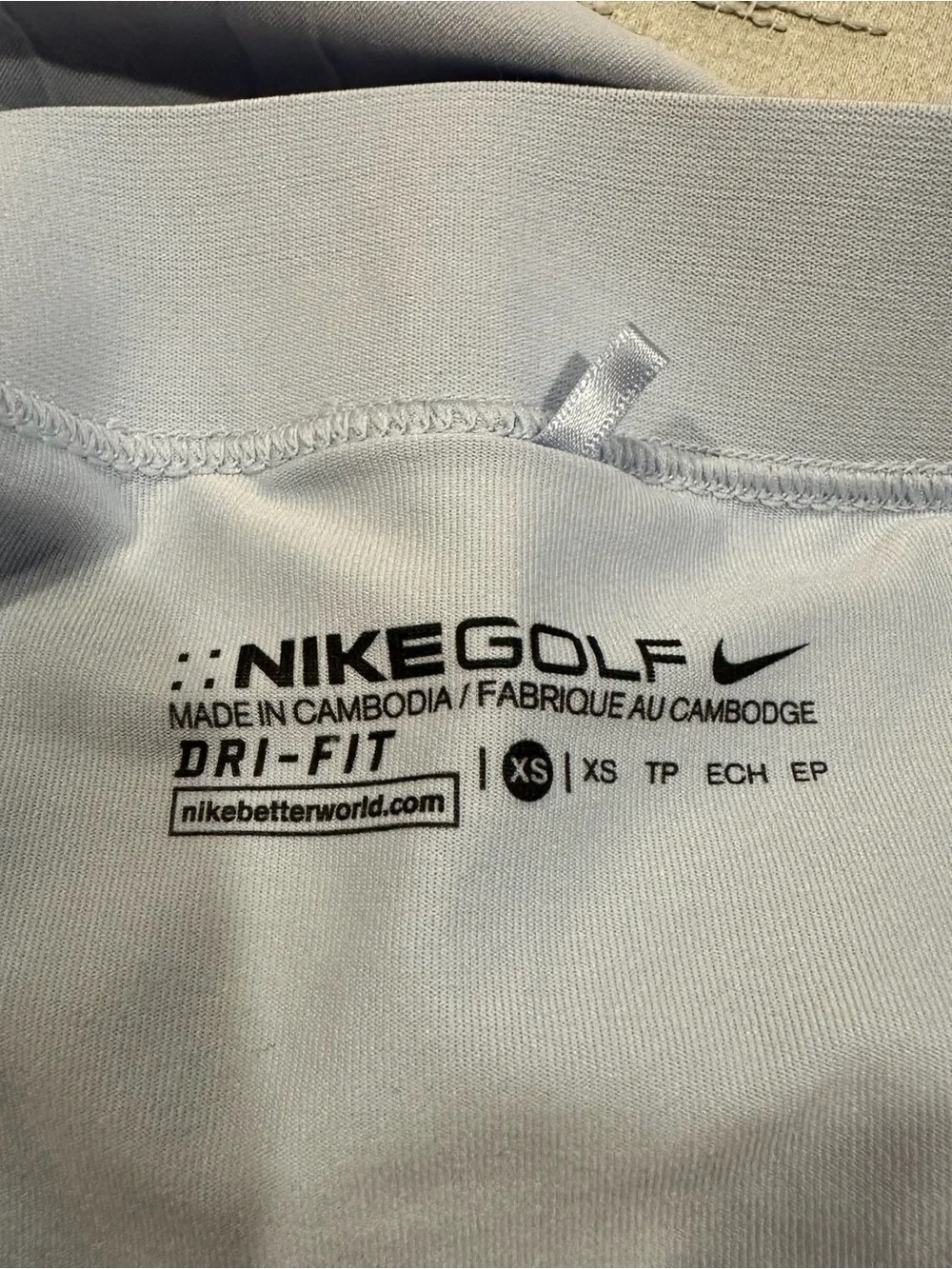 Nike Dri Fit pleated athletic golf mini skort